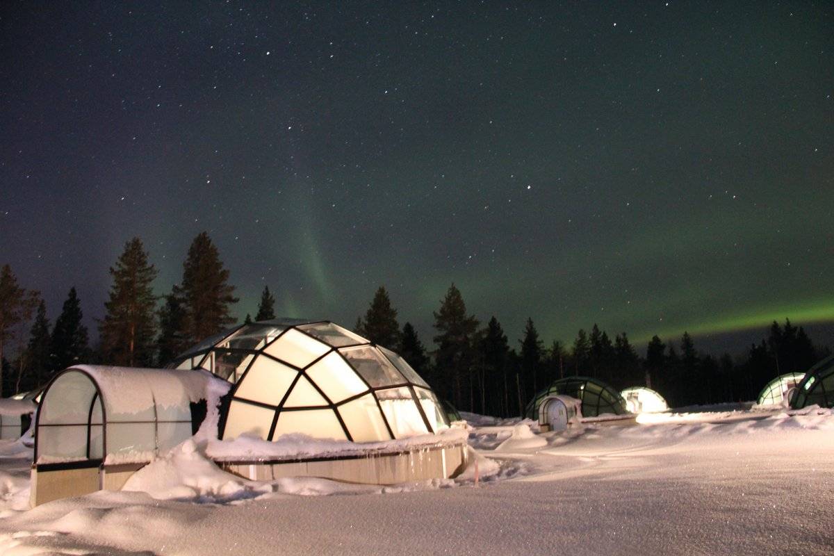 El pueblo donde se puede ver la aurora boreal 300 días al año