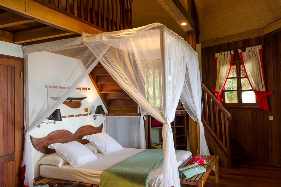 Chambre Princesse Bora Lodge Madagascar - ©Princesse Bora Lodge