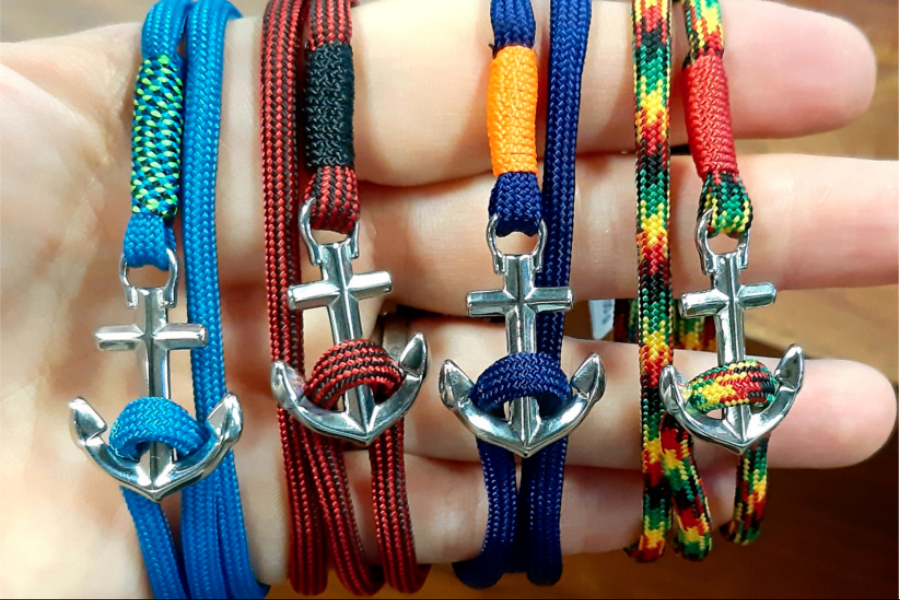 Nos créations bracelets ancre inox - ©LeCoffret