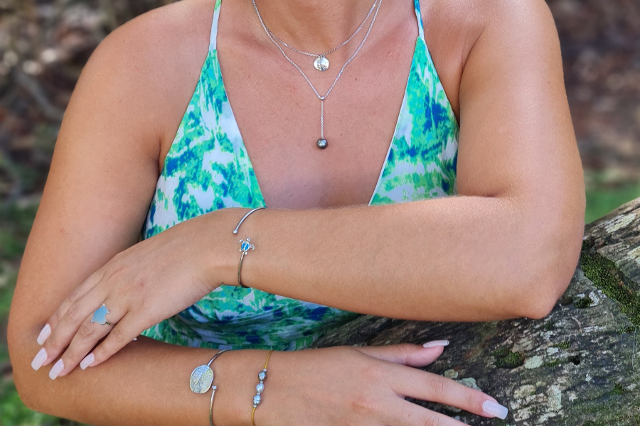 Bijoux Tahiti argent acier