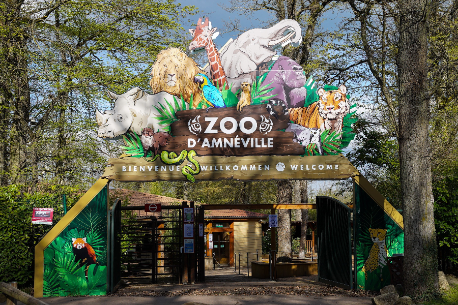 Entrée du zoo - ©Zoo Amnéville