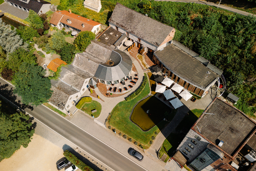 Vue du ciel - ©Jardins de la Molignée