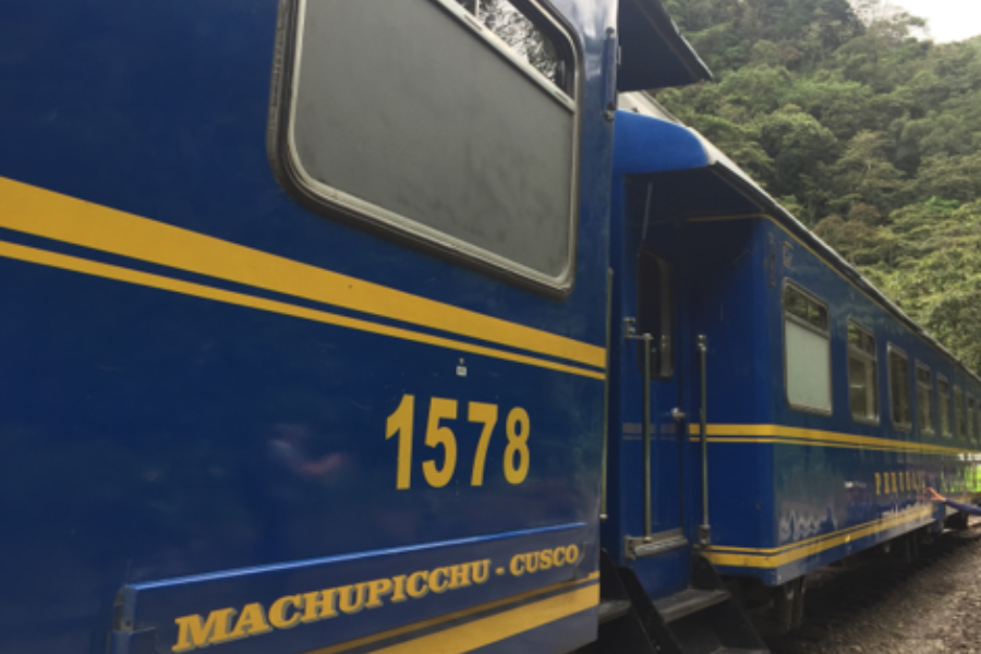 TRAIN PERU RAIL POUR LE MACHU PICCHU