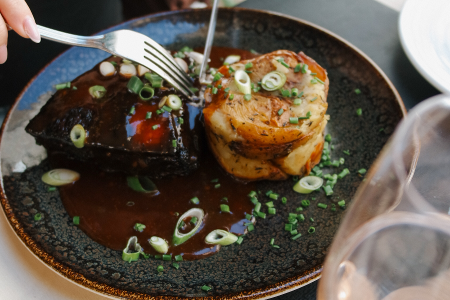 Ribs de porc et pomme de terre
