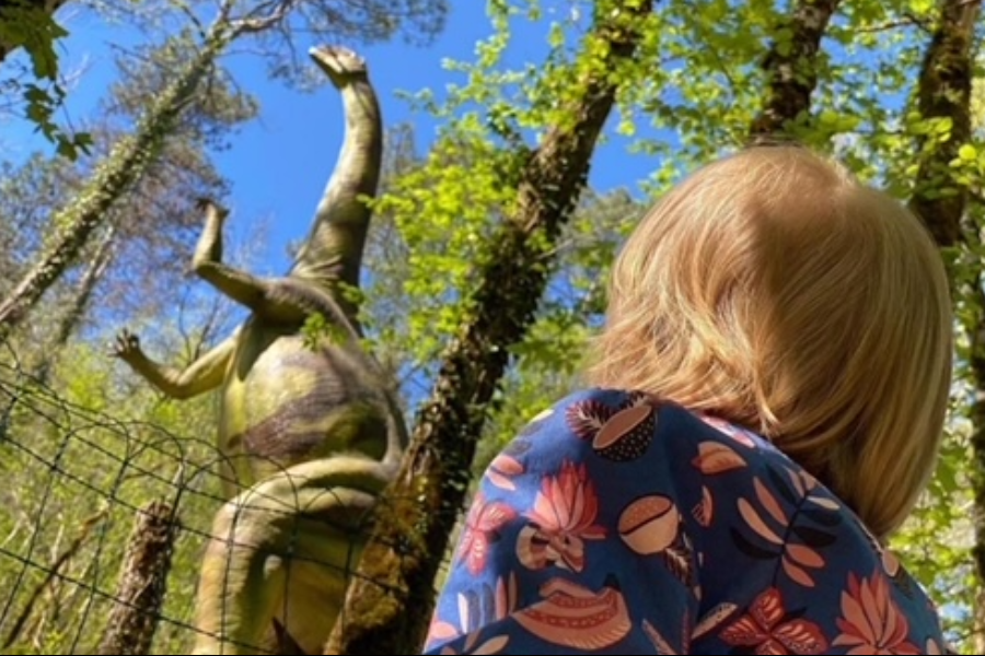 Parc aux dinosaures avec des animations pour les enfants - ©Parc aux dinosaures