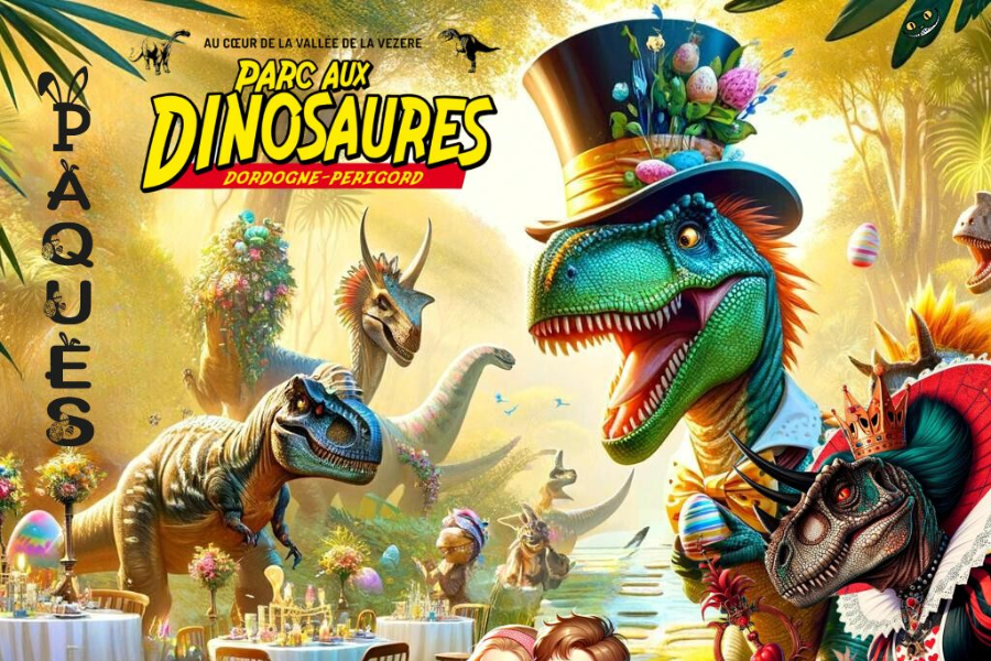 Pâques 2024 au parc aux dinosaures - ©Parc aux dinosaures