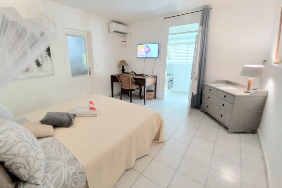 SUITE JUNIOR HAVANA 2 PERSONNES TRES SPACIEUSE A LA ROSE DU BRESIL MARIE GALANTE