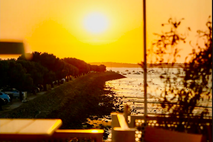 Couché de soleil, imprenable