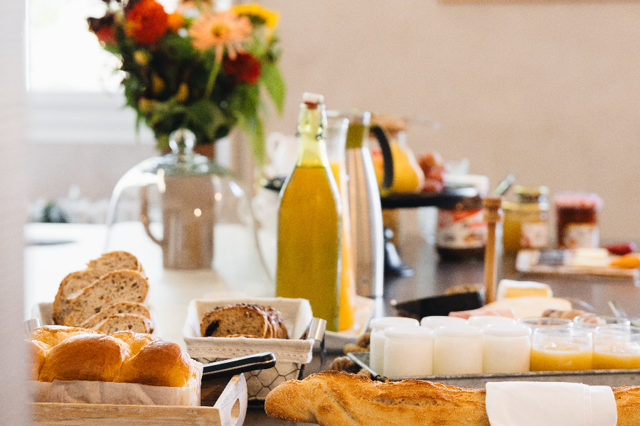 Petit déjeuner sous forme de buffet