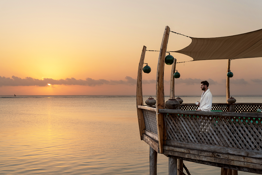 Enjoy a nice cup of coffee, the serene water and the fresh cool air at The Jetty Bar and Restaurant. - ©Essque Zalu Zanzibar
