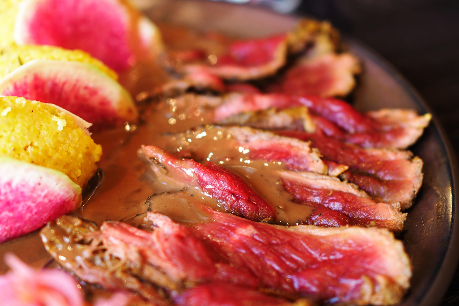 Tataki de boeuf sauce Maya