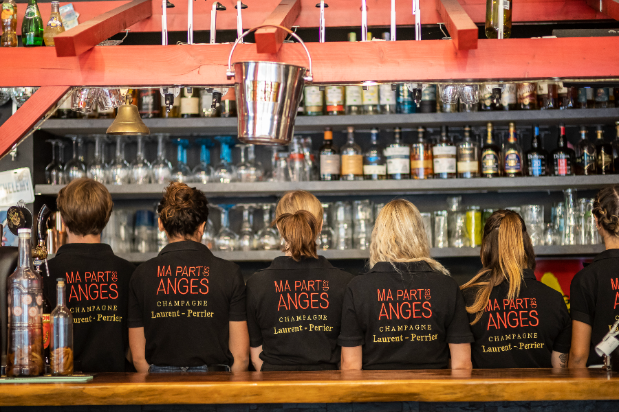 La team chez MA PART DES ANGES - Bar à vins - Mérignac - ©Jessica calvo