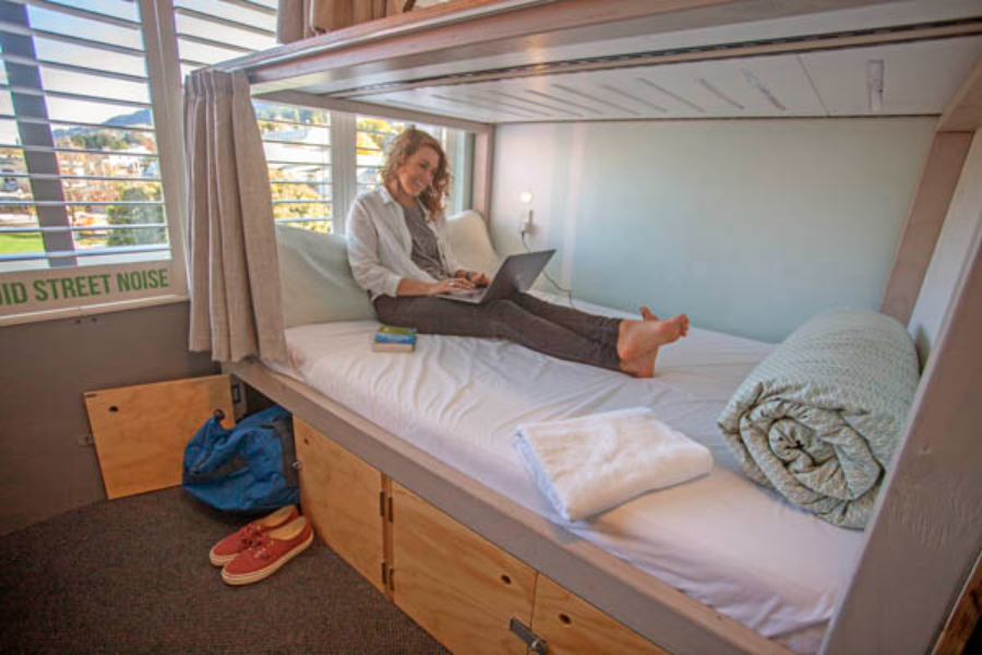 Be lucky enough to claim a double bed in our 4 Bed En-Suite Dormitories
