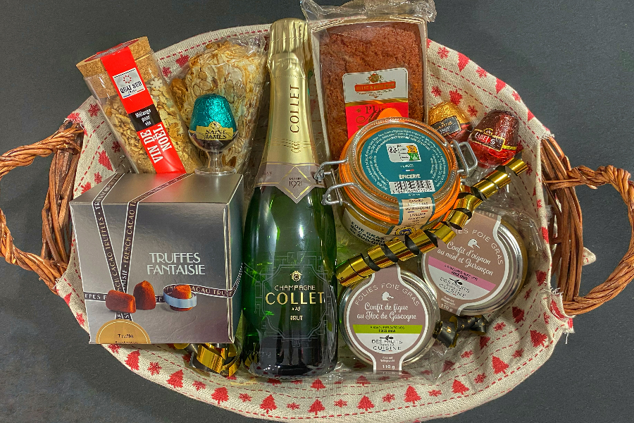 Panier garnis pour Noël