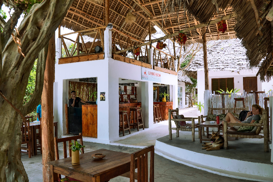 Bar and Restaurant Area - ©Red Monkey Beach Lodge