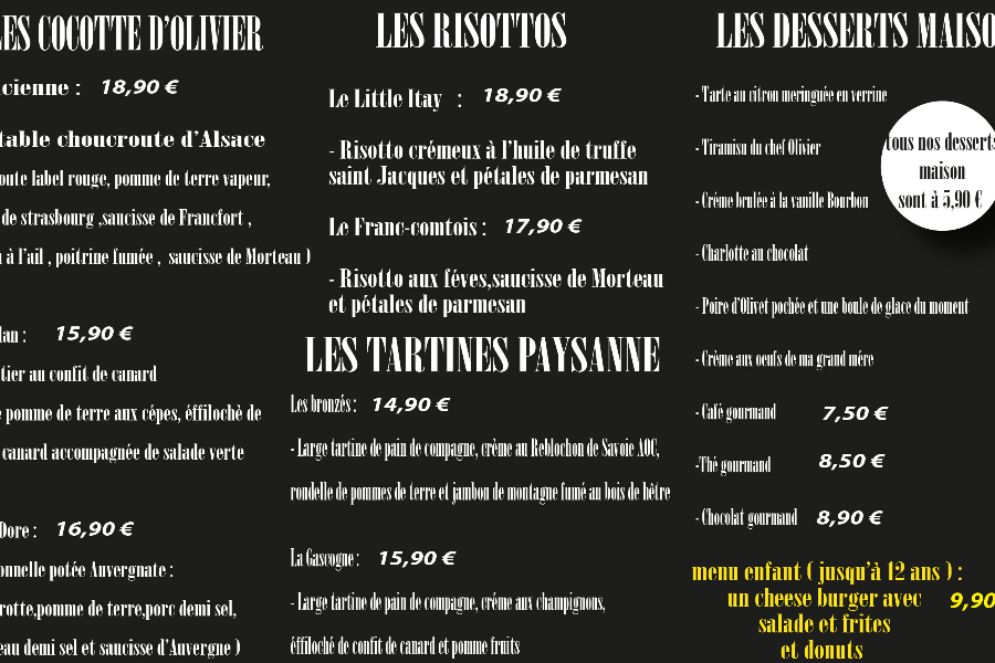 Carte automne hiver 2023-2024