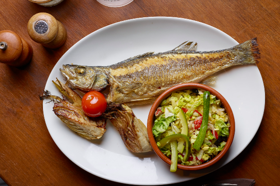 Poisson grillé - ©Bouchon du Ferret