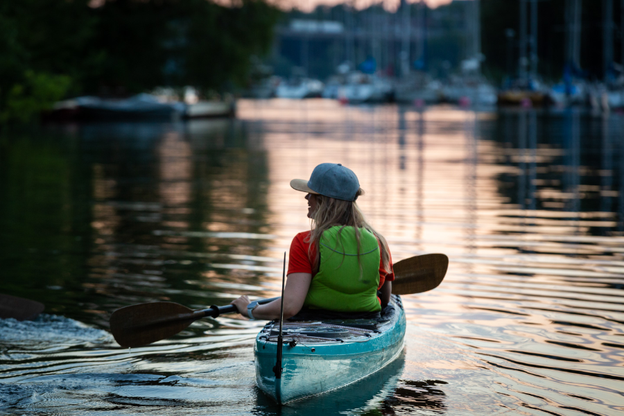 Kayaking in Stockholm