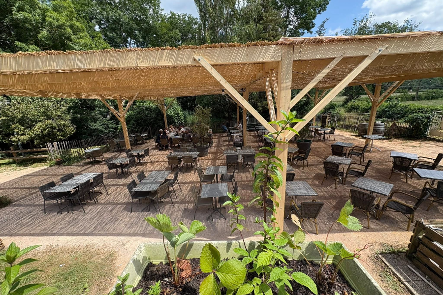 Terrasse - Restaurant Le Pont de Cotte