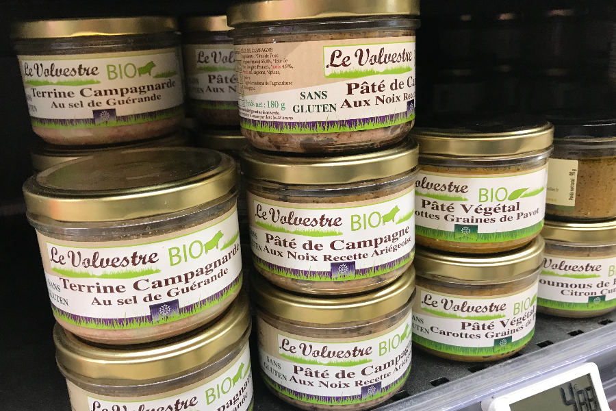 Pâté Bio sans gluten - Le Valvestre - Intermarché Gruissan - ©Y.EVEN