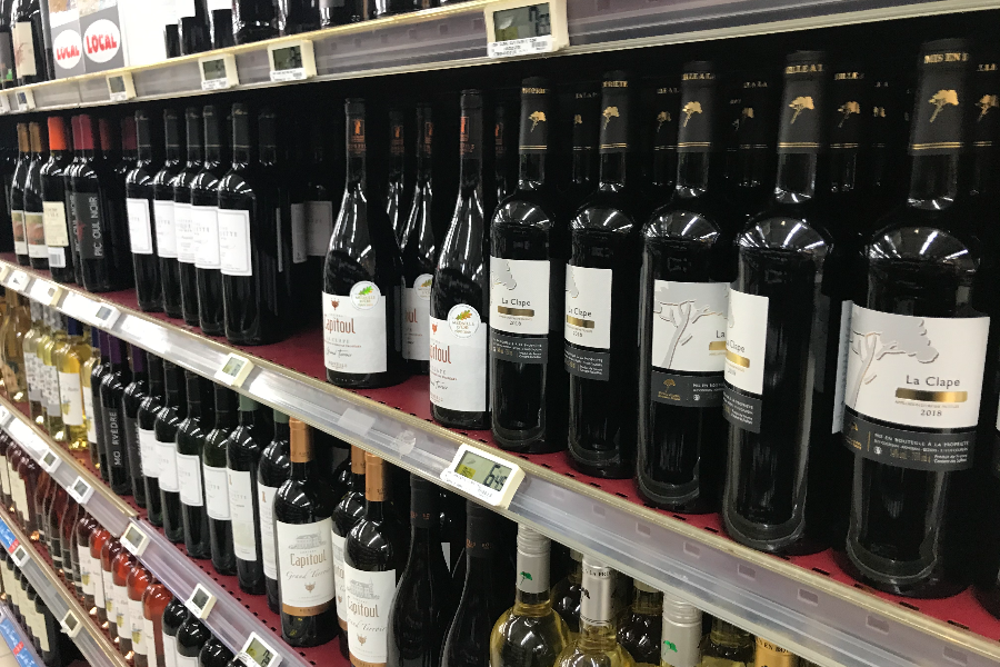 Les vins de La Clape à Intermarché Gruissan - ©Y.EVEN