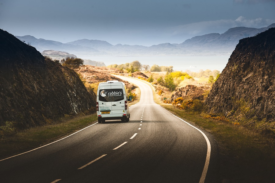 Bus pour l'ïle de Mull - ©Rabbie's Tours