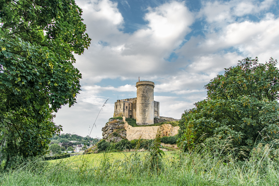 Le château et la Tour Talbot - ©©Jacky Hervieux