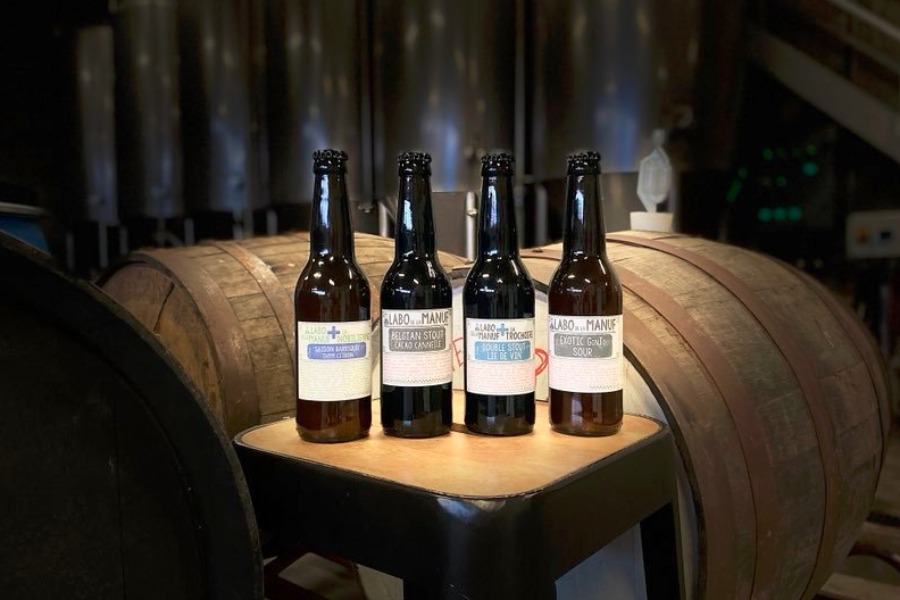 Le Labo ; des petits brassins disponible à la brasserie et quelques caves uniquement. Disponible en envoie dans toute la France.
