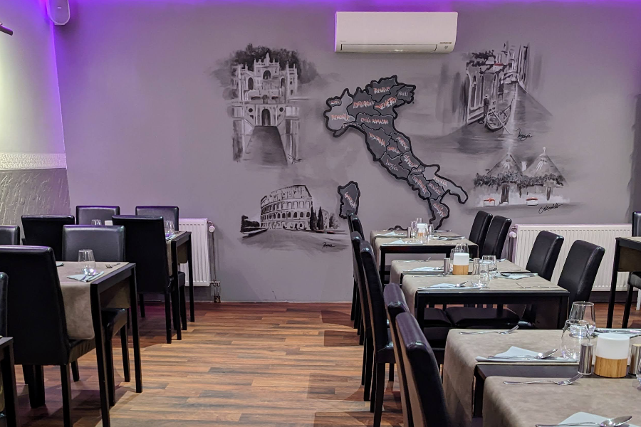 Salle restaurant italien Esneux - ©Natalia Tella