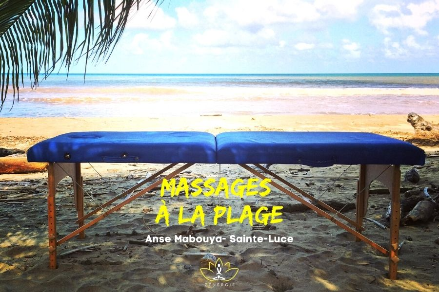 Massages à la plage - ©ZENERGIE MARTINIQUE