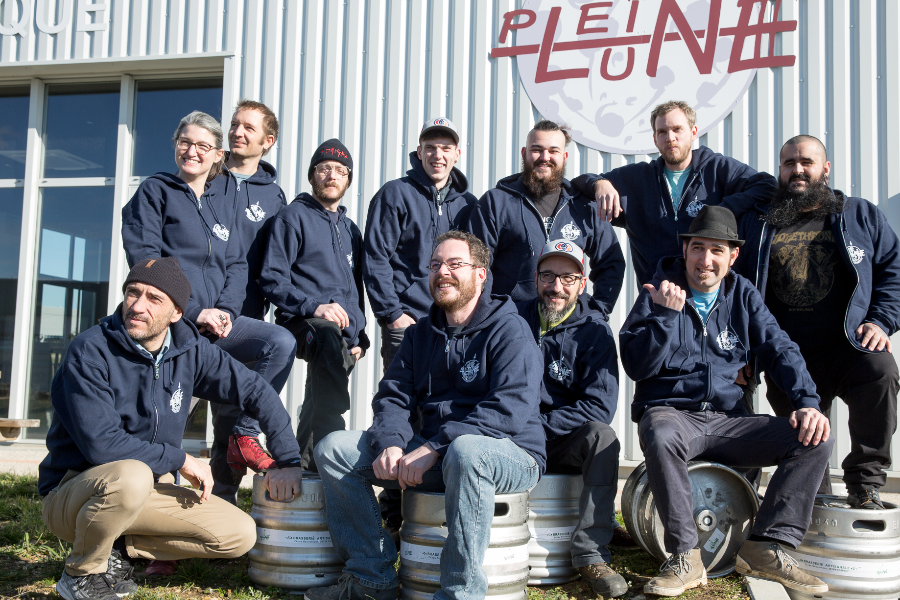 La team Pleine Lune - ©Brasserie de la Pleine Lune