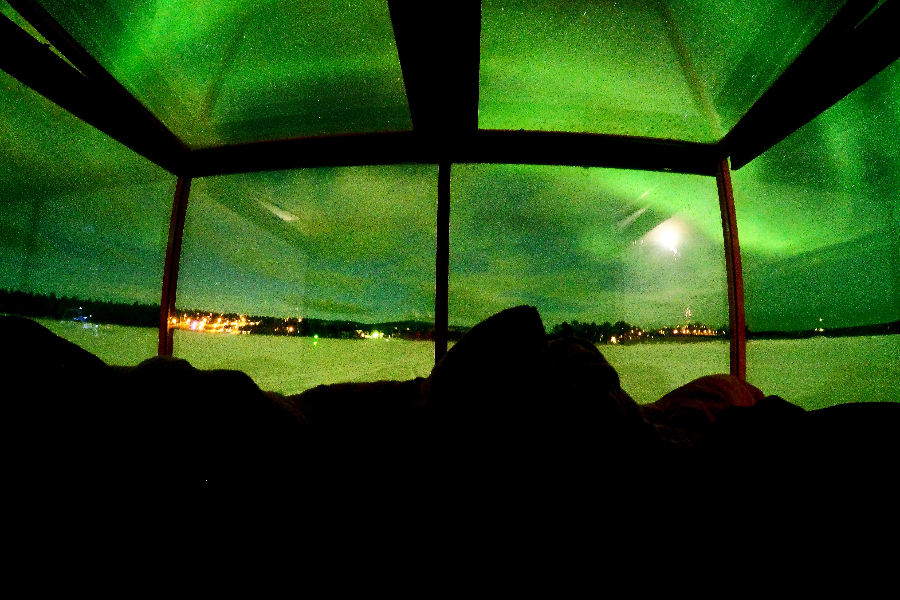 Auroras from the Mobile Cabin - ©Mobile Cabins Finland