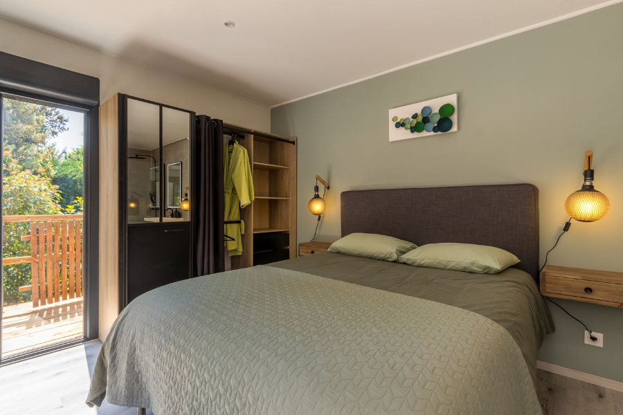 Suite Céladon : côté chambre