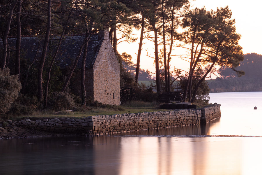 Vue de la cabane golfe du Morbihan - ©LA CABANE A HUITRES DE TOULVERNE