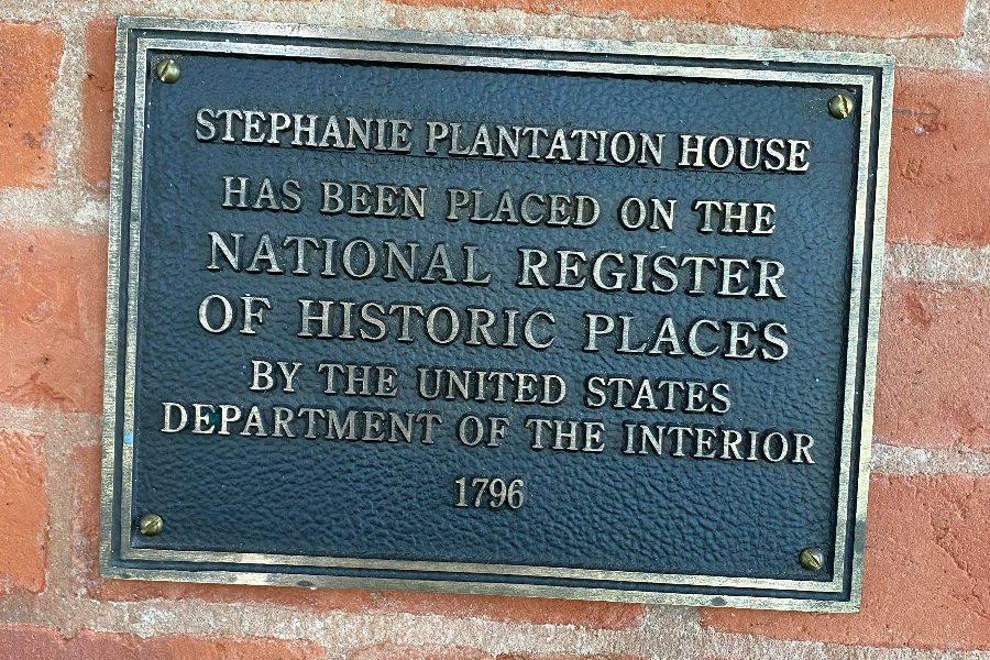 La Maison de la plantation Stéphanie a été placé sur le registre nationale des lieux historiques par le département de l'intérieur des Etats-Unis. - ©ms