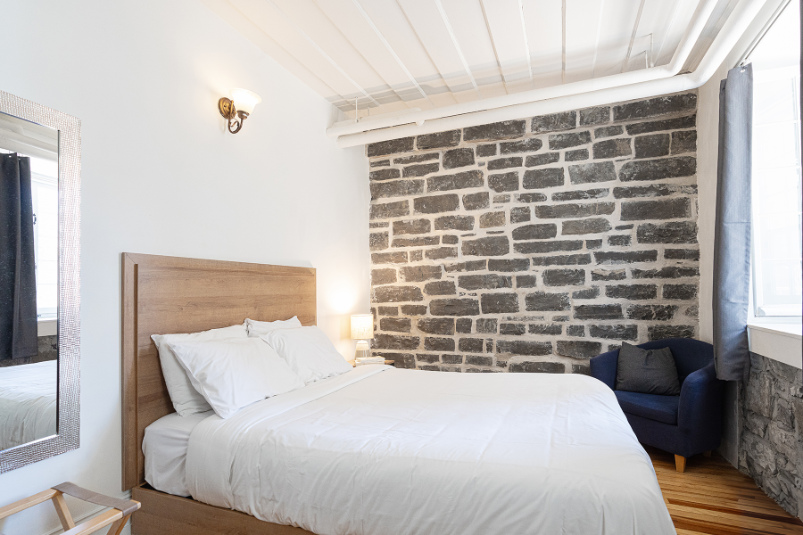 Les chambres privées de style hôtel avec salle de bain offrent le plus d’intimité.