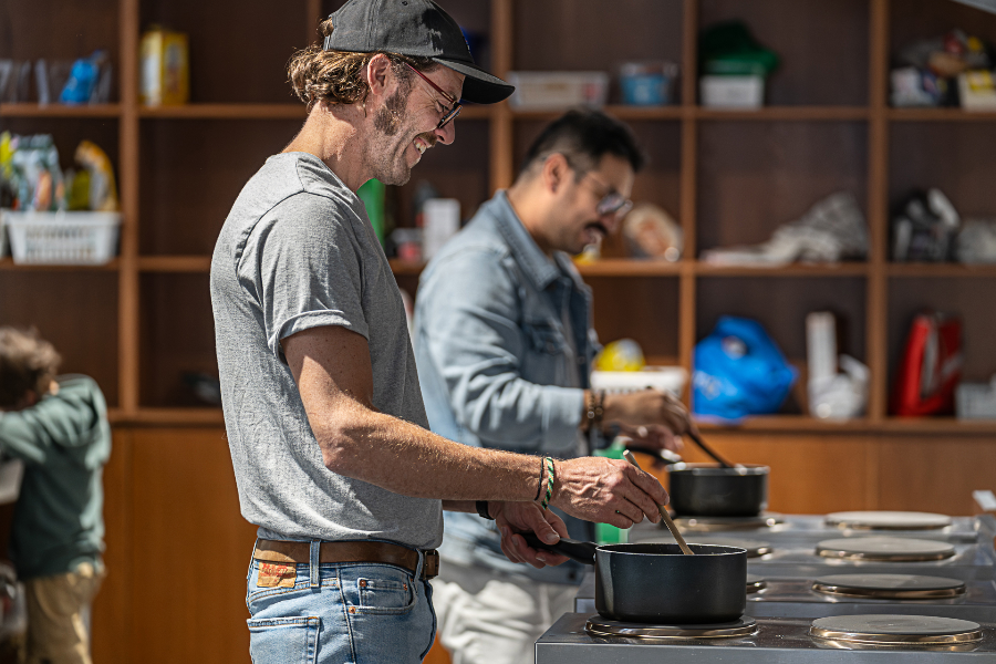 Profite d’une spacieuse cuisine commune!