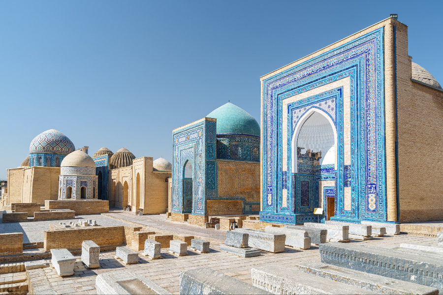Chakhi Zinda vue d'ensemble