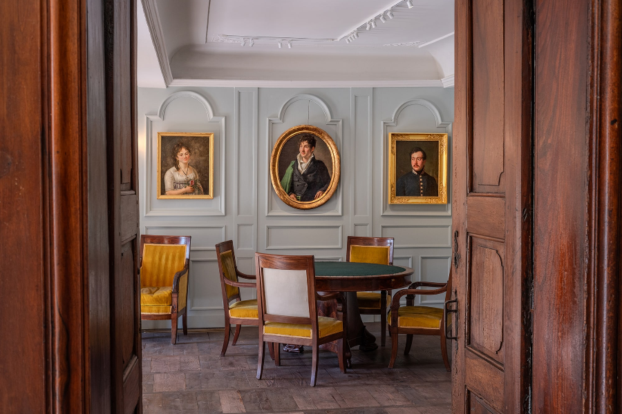 Intérieur du musée Champollion - ©Département de l'Isère / MCH / Studio Silence