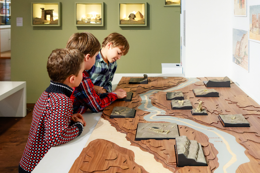 Maquette de l'expédition franco-toscane - ©Département de l'Isère / MCH / P. Jayet