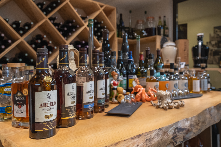 Digestif du tablier bariolé