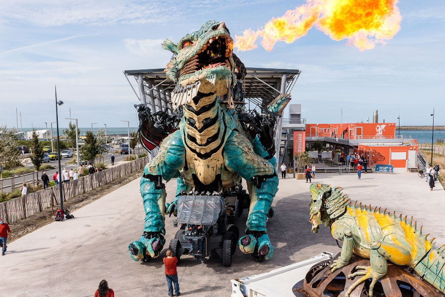 Le Dragon de Calais et l'Iguane Sentinelle - ©Fred Collier