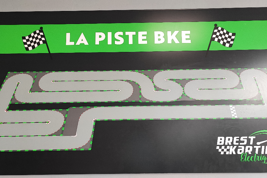 La piste de Brest Karting électrique - ©Enora Heurtebize