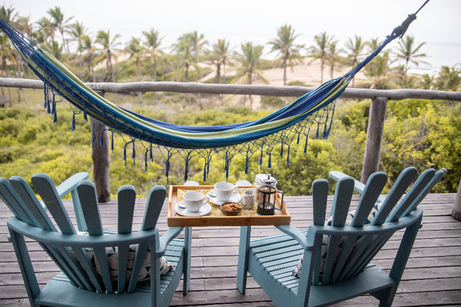 Tea Time avec vue - ©Travessia Beach Lodge