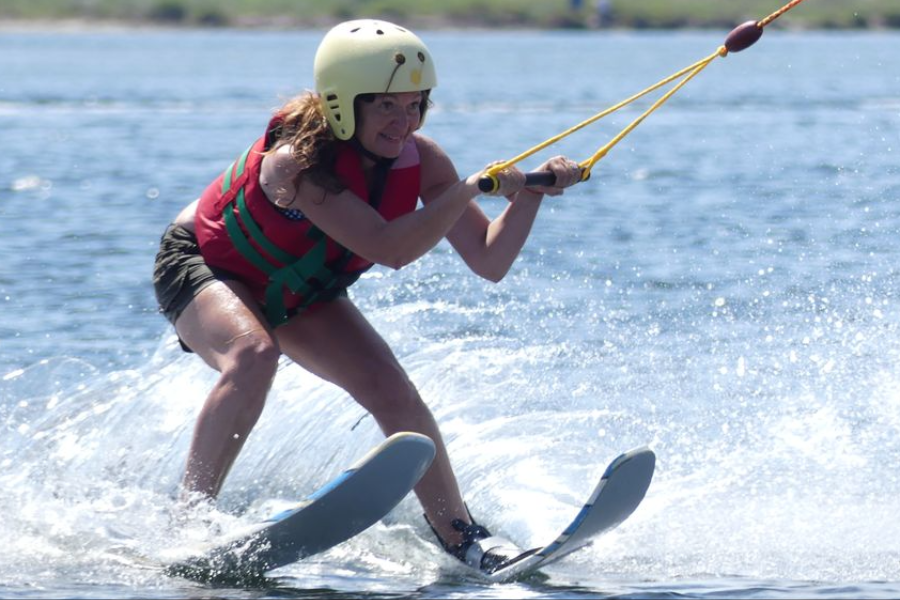 Le ski nautique en apprentissage