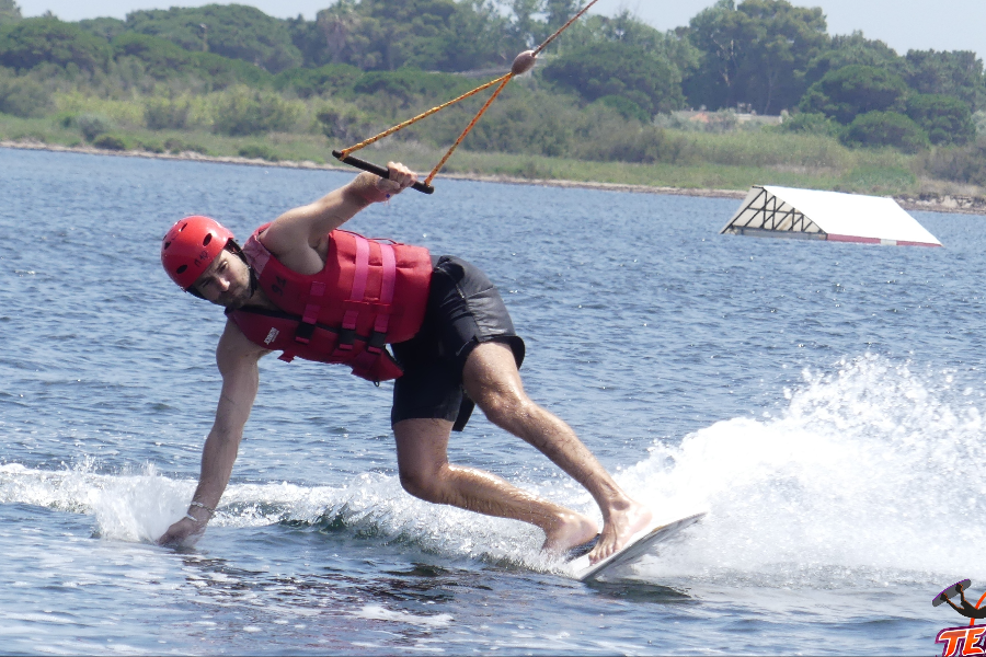 du surf sur téléski