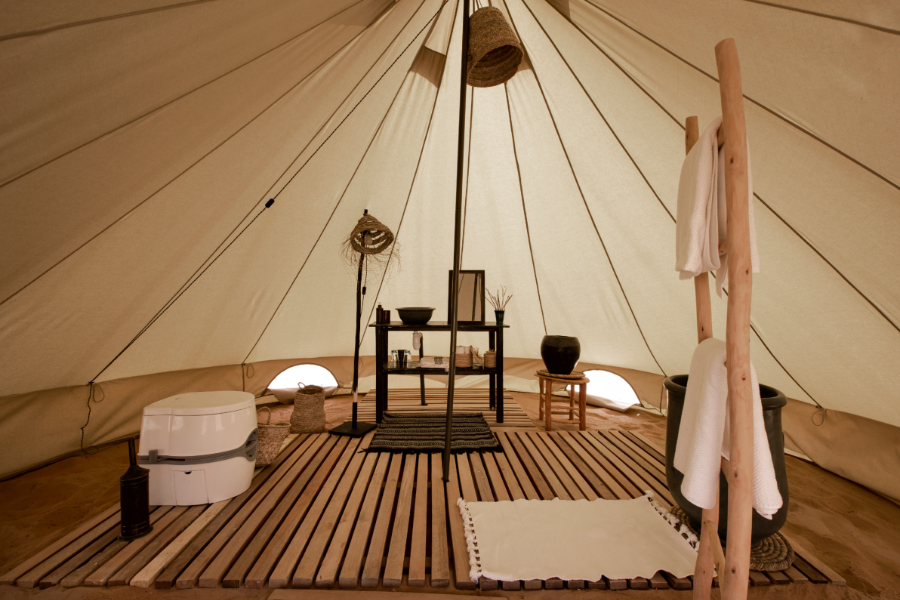 Salle de bain, Luxury tent - Magic Camps Wahiba Sands - ©©Karim Hesham/Magic Camps