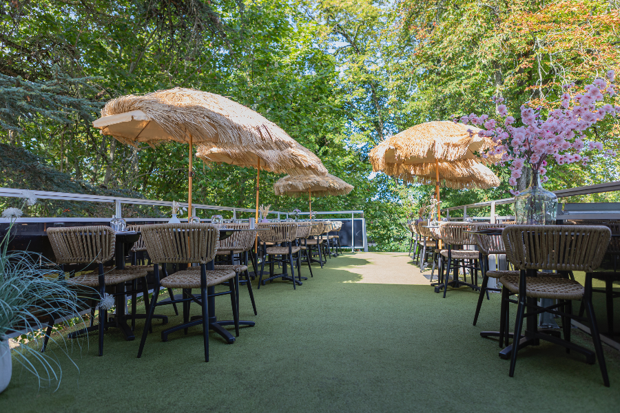 Terrasse de La table de l’hippodrome Bouscat - ©Jessica Calvo