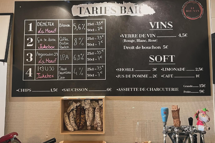 Le bar du Dit-Vin - ©Le Dit Vin