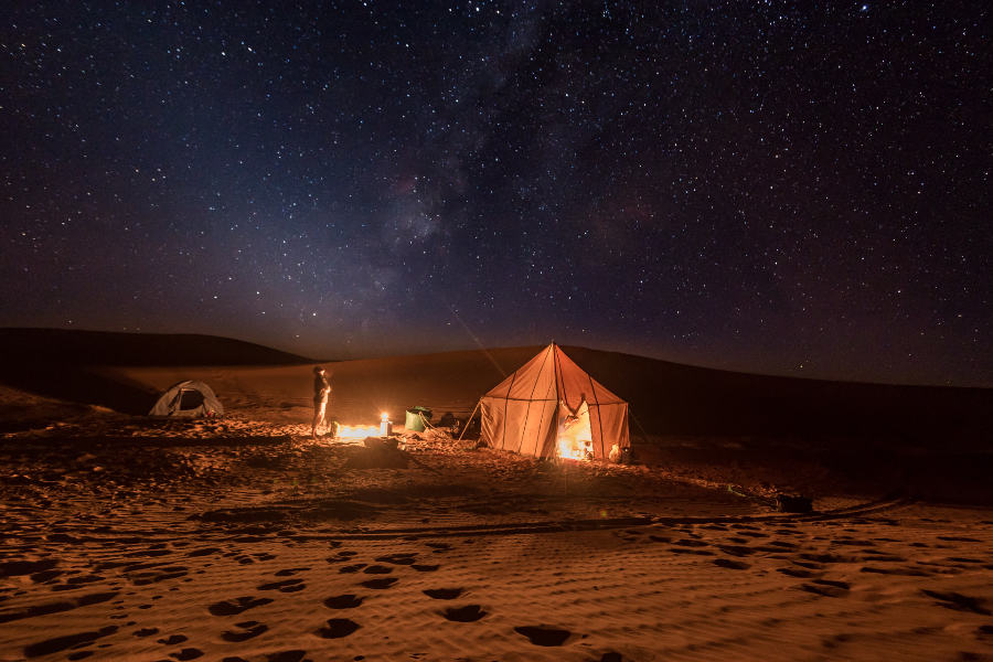 Bivouac sous les étoiles - ©Mélodie du désert
